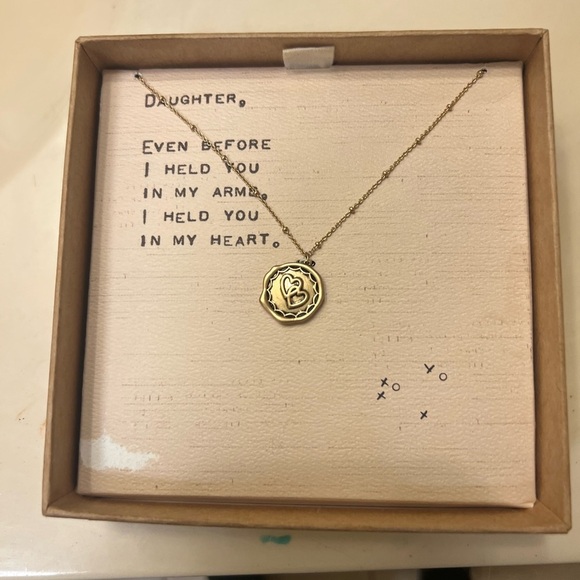 Daughter Heart Necklace .New in Box - Picture 4 of 6